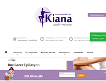 Tablet Screenshot of kianaguzellik.com